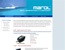 Tablet Screenshot of marolmarine.com